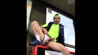 Public Cock Show in Metro Station – Amateur Big Dick Twink