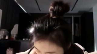 Asian japanese oriental blowjob cumload