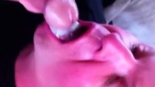 Big-Cock Amateur Takes Two Loads in His Mouth