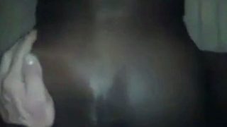 Black Guy Takes Huge White Dick Bareback
