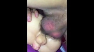 Daddy Plays with His Big Cock Sex Toy