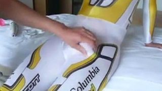 Cycle Suit Rub – Big Cock Handjob