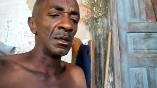 Big-Cock Daddy Plays Alone Outside