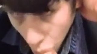 Twink Takes Big Cock Anal and Blowjob in Public Stall