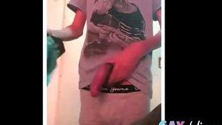 Curved 9-Inch Cock – Amateur Big Cock Solo