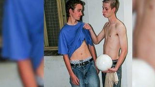 Two cute skinny boys doing striptease pic compilation