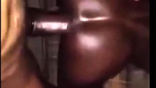 Ebony Bareback Anal with a Big Cock Amateur