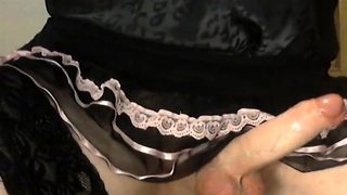 Multiple Orgasms Amateur Crossdresser Cums Hard