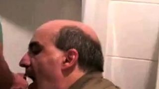 Bareback Daddy in the Gas Station WC