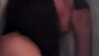 Glory Hole Suck with a Crossdresser Twist