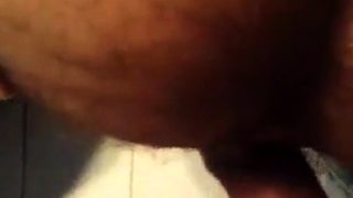 Daddy’s Bareback Bathroom Fuck with His Boy Toy